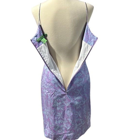 Tibi Hyland Spaghetti Strap Y2K Dress Size 6 - Picture 3 of 5